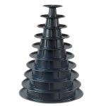 Pyramide à macarons noir